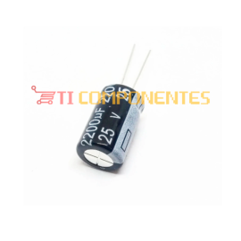 2200uF 25V 105Cº 10*6mm