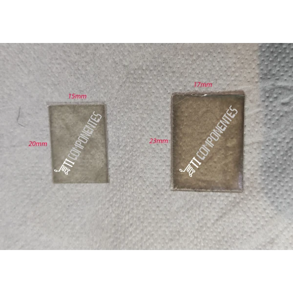 Mica isolador de transistor - TO220 & TO247 - Sem furo.
