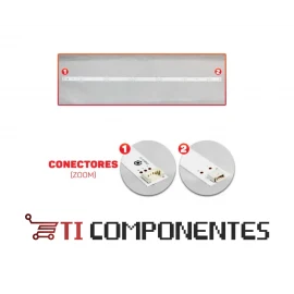 KIT Barras De Led 55LN5400, 55LN549, 55LN5700, 55LA6200, 55LA6130, 55LA6204, 55LA6214,  Aluminio - novo 