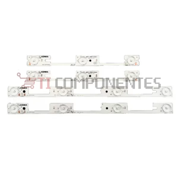 KIT Barra de LED TV Semp toshiba 32L1500, DL3244 32l2400 Dl3244 Dl3245, DL3253, - PROMOÇÃO 