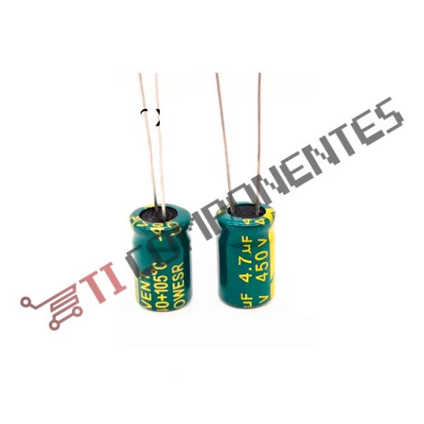 4,7uF 450V 105Cº 12*8mm