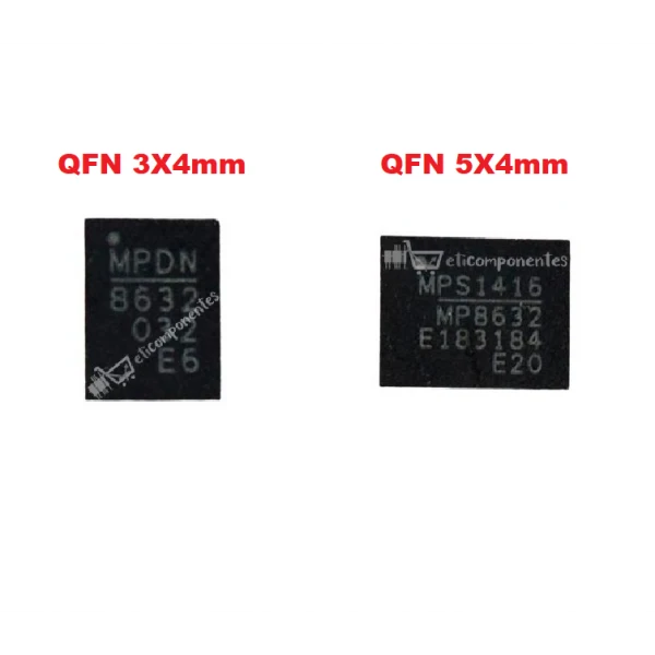 MP8632, MPQ8632GLE-6, MPQ8632GVE-20, MPQ8632GVE-15 - QFN