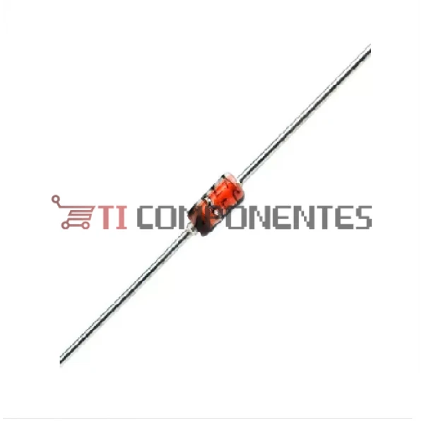 Diodo Zener 6,8V, 6V8 x 0,5W - PTH