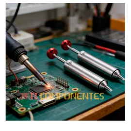 Sugador De Solda P/ Estanho Com Bico silicone 