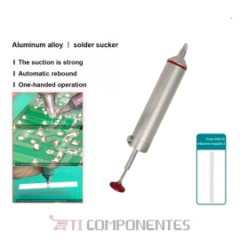 Sugador De Solda P/ Estanho Com Bico silicone 