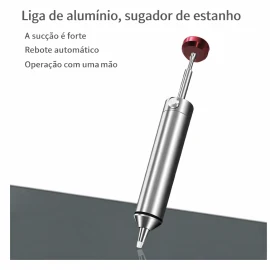 Sugador De Solda P/ Estanho Com Bico silicone 