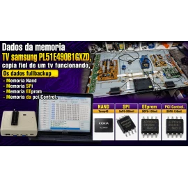 Dados memoria TV SAMSUNG PL51E490B1GXZD