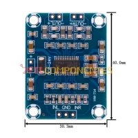 Placa áudio Amplificador estéreo classe D, 8-18v DC TPA3110 2x15w_SMD Placa áudio Amplificador estéreo classe D, 8-18v DC TPA3110 2x15w_SMD