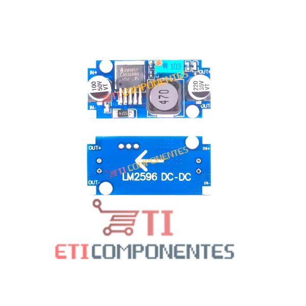 Placa step-down LM2596S-ADJ Placa step-down LM2596S-ADJ