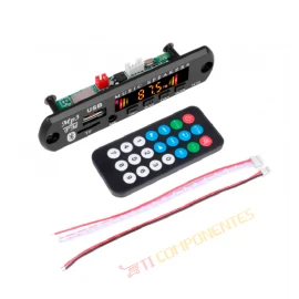 KIT 10 Placas Decodificadora Usb Mp3 Fm Auxiliar Bluetooth Cartão Tf