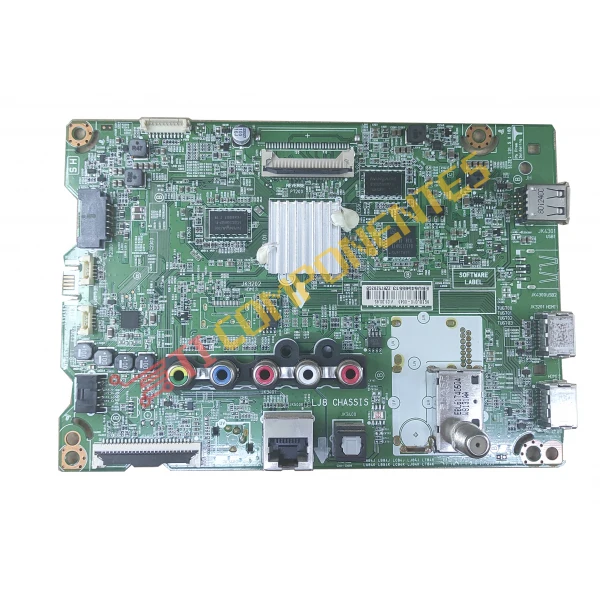 Placa principal TV LG 43LK5750-PSA, Placa fonte TV LG 43LK5750, Main - EAX67848002(1.0) -  FONTE - LGP43DJ-17F1 - PEÇAS LG 43LK5750